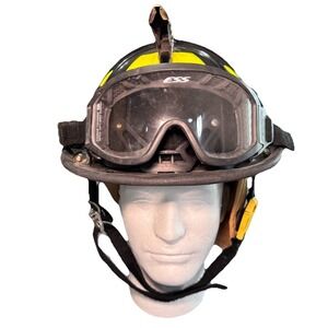VTG EAGLE  2009 Cairns C-TRD SIZE 6-3/8 TO 8-3/8 Black Firefighter Helmet USA